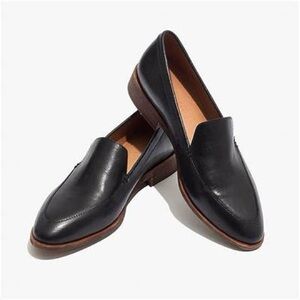 Madewell Black Leather Loafers
